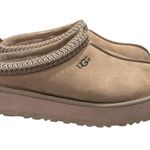 UGG  Tazz Mustard Seed  Size 12 Platform Slippers - Beige Pre-Owned Photo 0