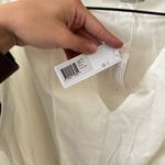 Outerknown  Lulu Dress Butter Cream Swiss Dot Size Large Photo 4