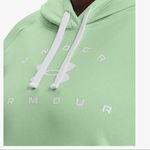 Under Armour  Sweatshirt NWT UA Plus Size Green Pullover Hoodie Womens Size 1X Photo 2