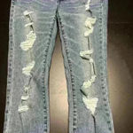 Abercrombie & Fitch  Jeans Womens 2R 26x31 Blue Medium Wash Skinny Distressed Photo 1