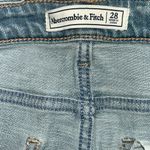 Abercrombie & Fitch  Light Blue Mini Jeans Skirt(Size 28) Photo 6