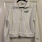 Puma Half Zip White Jacket Photo 0