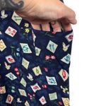 Sag Harbor Navy Blue Kitchen Utensils Novelty Print Midi Dress Womens 24W VTG Photo 3