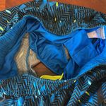 Reebok Colorful Royal Blue Black Print Performance Athletic Shorts Photo 11