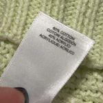 Lucky Brand  women's size small pullover v-neck sweater greenish yellow knit Photo 7