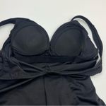 MiracleSuit  Temptress One Piece Petal Pusher Womens Size 8 Black Swimsuit Summer Photo 10