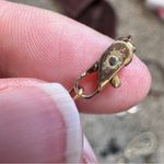 Vintage Gold Tone Herringbone Chain Necklace Womens Photo 7