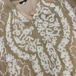 Indian Pakistani Kurta kameez 2 piece set Tan Photo 1