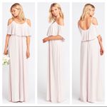 Show Me Your Mumu Caitlin Ruffle Maxi Dress Small Off White NWT Photo 3