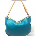 MAXX NEW YORK turquoise leather hobo bag Photo 0