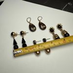 Bead Dangle Drop Pierced Earrings Lot Of 3 Beaded Variety Photo 2