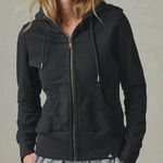 American Giant Womens Black Full Zip Hoodie Sweatshirt XL Cotton Made USA Photo 0
