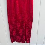 All that jazz Vintage Red Jacquard Dress | Made in USA Photo 12