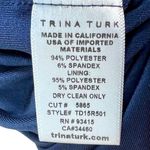 Trina Turk Kaleidoscope Shift Dress 2 V-Neck 3/4 Kimono Sleeves Retro Rad 70s Photo 9