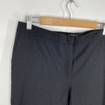 Mario Serrani Italy Black Subtle Print Cropped Trouser Pants Women's Size 12 Photo 3