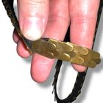 Boutique Vintage Womens Scale Serpentine Belt Stretchy Bronze Retro Fashion Statement Photo 3