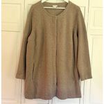 Pure JillāPonte beige snap front cocoon sweater coat 2x Tan Size XXL Photo 1