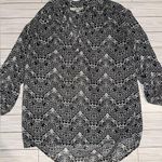 Derek Heart Size Medium Derek Pretty Black & White Womens Blouse Photo 0