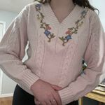Vintage Chunky Knit Sweater Pink Photo 0