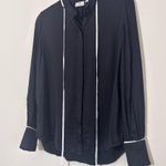 AG Adriano Goldschmied Adriano Goldschmied Winslet blouse button down size M in true black Photo 3
