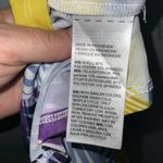 Chico's Chico’s Costa Collage Short Ruffle Sleeve Tunic Blouse Amparo Blue Pattern Med Photo 8