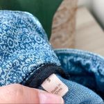 Soft Surroundings  Floral Print Denim Crop Pants Small 4-6 Photo 8