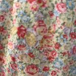 Lauren Ralph Lauren 60s 70s Floral Cottage Core Bohemian Tie Waist Crop Top Yellow Size 12 Photo 7