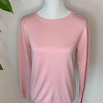 Philosophy Soft Pink Long Sleeve Thin Sweater Size Small Photo 0