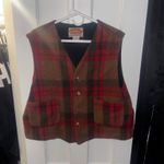 Men’s Paragraff Wool Vest Large Brown Photo 0