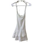 Aerie OFFLINE BY  Tennis Dress White Sleeveless Ruffle Hem LARGE Soft Support Photo 5