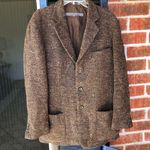 Structure Le Collezioni  Brown Virgin Wool Blend Blazer M Photo 0
