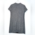 Theory  Women’s Jasneah Tweed Herringbone Black Gray Shift Dress Size 8 Photo 1