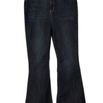 Judy Blue Dark Wash Raw Hem Flare Jeans, Sz 11/30 Photo 2