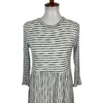 Sew In Love Dress XL Gray‎ White Long Sleeve Boho Cottagecore Casual Gray Photo 1