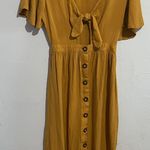 Mimi Chica Mustard Yellow Maxi Dress Photo 0