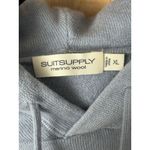 Suitsupply Baby Blue Hoodie Merano Wool Size XL Photo 2