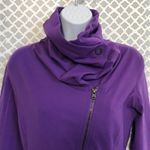 LUCY purple cowl neck athletic‎ zip up jacket Workout Golf Tennis Size XS Photo 2