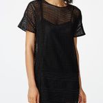 Armani Exchange Sheer Lace Tee Dress Photo 0