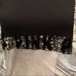 PINK - Victoria's Secret Pink brand black and white tank with sequins Photo 3