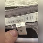 Garnet Hill  Organic Cotton Jacquard Tie‎ Sleeve Dobby Dress NWOT Size 6 Photo 5