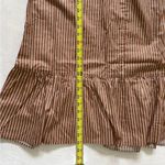 Nursing Dress Maternity Dress Breastfeeding Striped Embroidered Duster L NWOT Tan Size undefined Photo 4