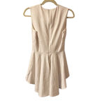 CUSHNIE ET OCHS WHITE PEPLUM BLOUSE Size 4 Photo 1