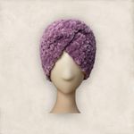 Velvet Ear Warmer Twisted Knitted Headband Women Hairband Winter Holiday Gift Red Photo 1