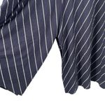 Comfy USA Striped V Neck Maxi Dress Soft Jersey Navy Blue Size XS Photo 6