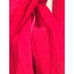 Cypress Adult Red Fleece Bath Robe Wrap Robe Belted Size Medium Red Photo 4