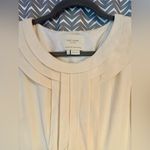 Kate Spade | Silk Cream Pleated Top/Polka Dot Skirt Dress, Size 6 Photo 2