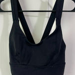 Nobull  Black Unpadded Long Line Bra- Black in Size Small Photo 0