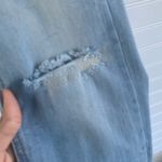 ZARA Woman light wash distressed mid rise skinny jeans size 6 Photo 5