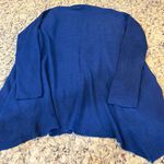 Dana Buchman  Royal Blue Knit Cardigan Photo 3