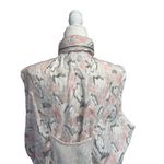 FREE PEOPLE MOVEMENT Off The Grid Printed Vest Size Medium in Ivory Floral Pink Photo 6